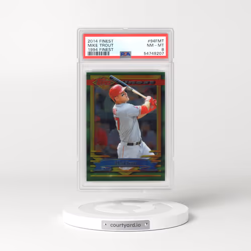 2014 Finest 1994 Finest #94FMT Mike Trout (PSA 8 NM-MT)