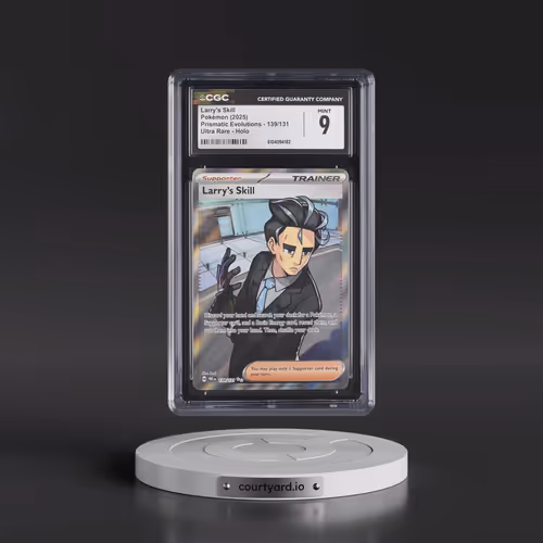 2025 Pokémon Pre EN-Prismatic Evolutions #139 Larry's Skill - Ultra Rare (CGC 9 MINT)