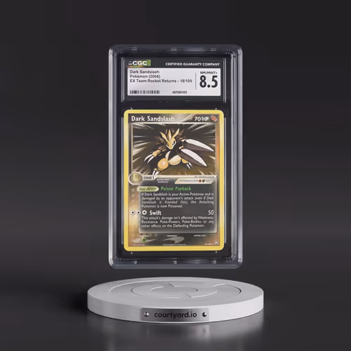 2004 EX Team Rocket Returns #18/109 Dark Sandslash (CGC 8.5 NM-MT+)