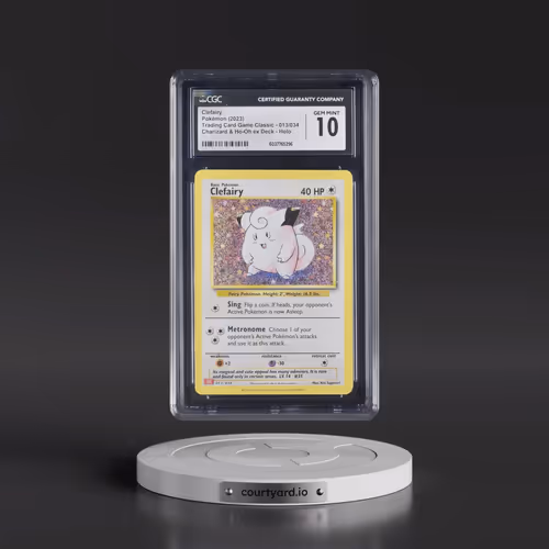 2023 Pokémon Clc-Trading Card Game Classic Charizard & HO-Oh EX Deck #013 Clefairy (CGC 10 GEM MINT)