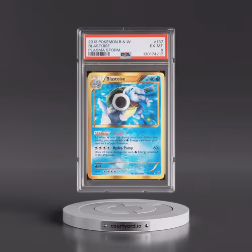2013 Pokémon Black & White Plasma Storm #137 Blastoise (PSA 6 EX-MT)