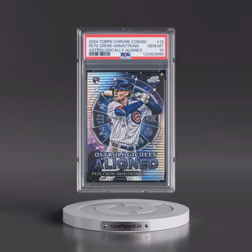 2024 Topps Chrome Cosmic Astrologically Aligned #13 Pete Crow-Armstrong (PSA 10 GEM MINT)