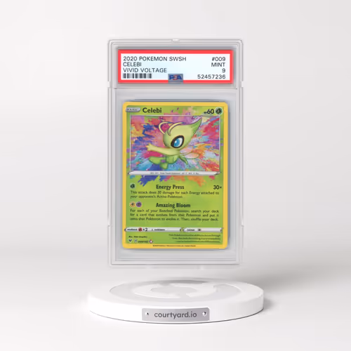 2020 Pokémon Sword & Shield Vivid Voltage #009 Celebi (PSA 9 MINT)