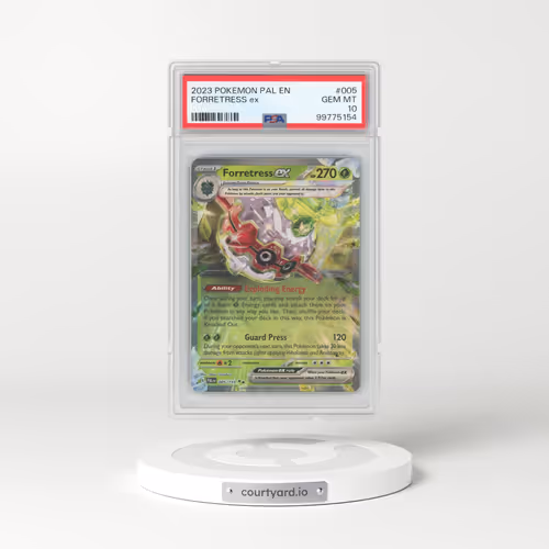 2023 Pokémon Pal EN-Paldea Evolved #005 Forretress EX - Holo (PSA 10 GEM MINT)