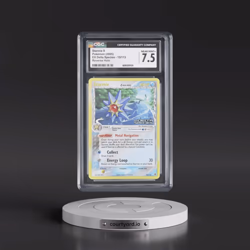 2005 EX Delta Species #15/113 Starmie δ - Reverse Holo (CGC 7.5 NM+)