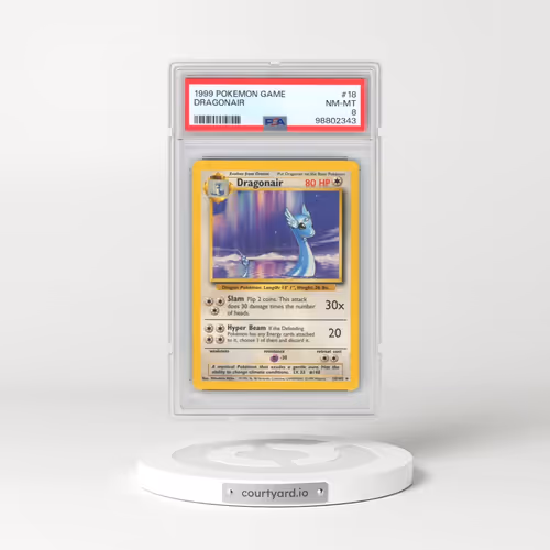 1999 Pokémon Game #18 Dragonair (PSA 8 NM-MT)
