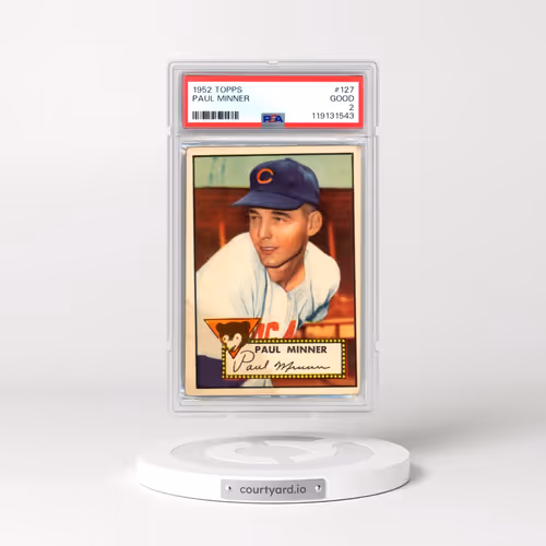 1952 Topps #127 Paul Minner (PSA 2 GOOD)