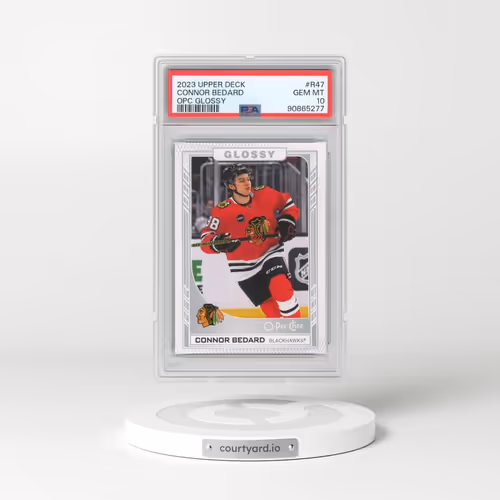 2023 Upper Deck OPC Glossy #R47 Connor Bedard (PSA 10 GEM MINT)