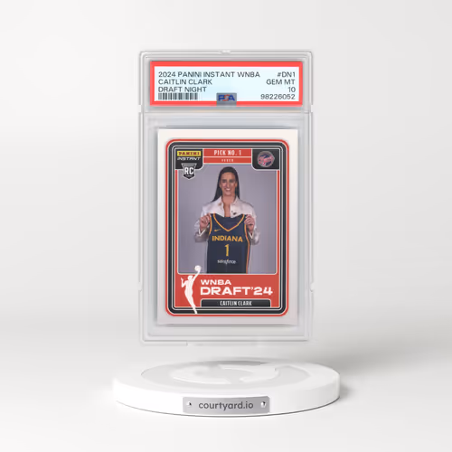 2024 Panini Instant WNBA Draft Night #DN1 Caitlin Clark (PSA 10 GEM MINT)