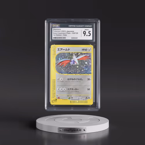 2001 Pokémon Expedition #128 Skarmory - 1st Edition Holo (CGC 9.5 MINT+)
