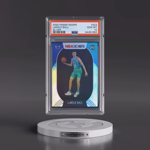 2020 Panini Hoops #223 LaMelo Ball - Silver (PSA 10 GEM MINT)