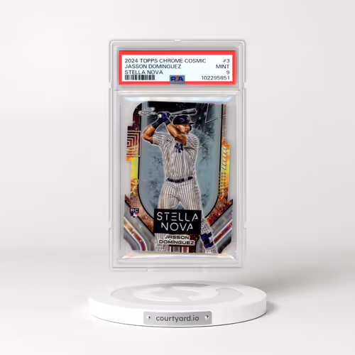2024 Topps Chrome Cosmic Stella Nova #3 Jasson Dominguez (PSA 9 MINT)