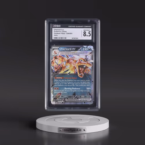2024 Paldean Fates - PAF EN #054/091 Charizard ex - Holo (CGC 8.5 NM-MT+)
