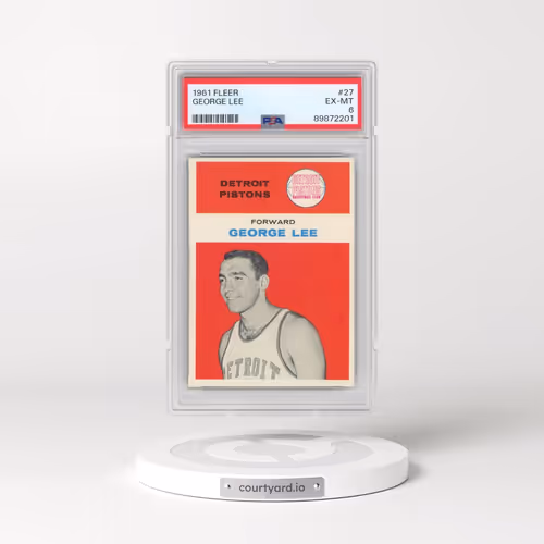 1961 Fleer #27 George Lee (PSA 6 EX-MT)