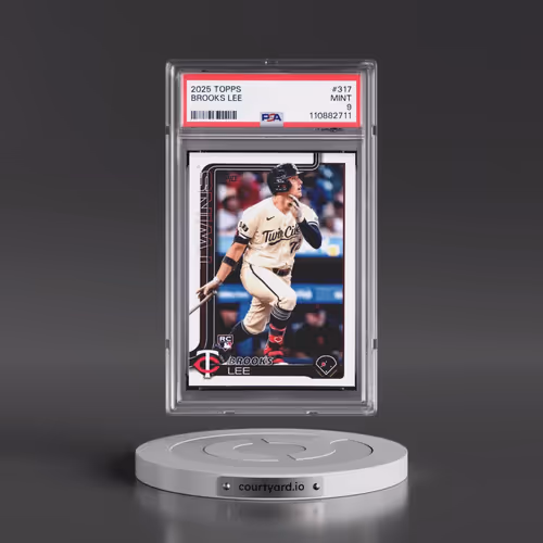 2025 Topps #317 Brooks Lee (PSA 9 MINT)