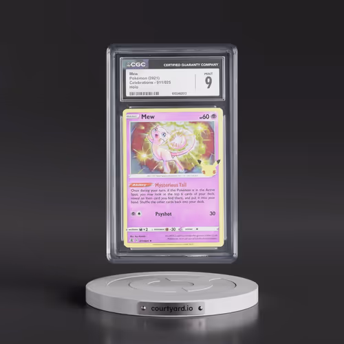 2021 Celebrations #011/025 Mew - Holo (CGC 9 MINT)