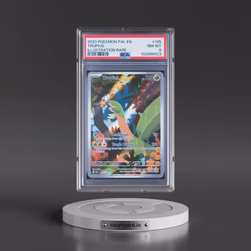 2023 Pokémon Pal EN-Paldea Evolved #195 Tropius - Illustration Rare (PSA 8 NM-MT)
