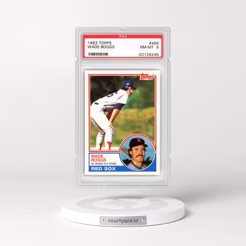 1983 Topps #498 Wade Boggs (PSA 8 NM-MT)