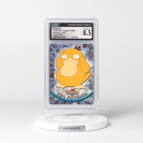 1999 Series 1 (Oval Nintendo Seal) #54 Psyduck - First Print (Blue Topps Logo) (CGC 8.5 NM-MT+)