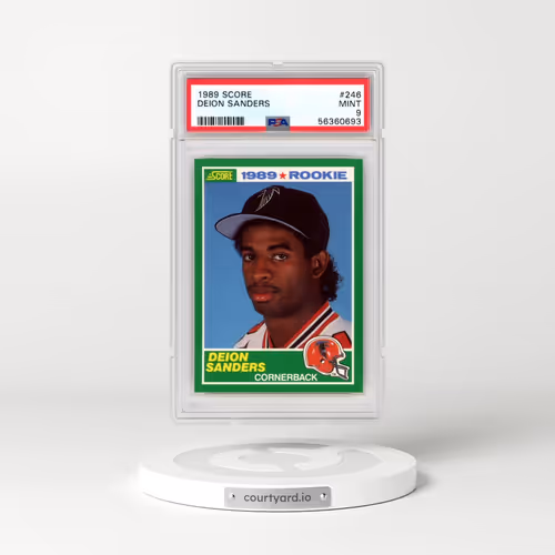 1989 Score #246 Deion Sanders (PSA 9 MINT)
