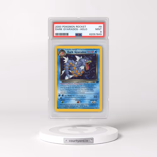 2000 Pokémon Rocket #8 Dark Gyarados - Holo (PSA 9 MINT)