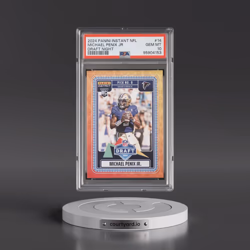 2024 Panini Instant NFL Draft Night #14 Michael Penix Jr (PSA 10 GEM MINT)