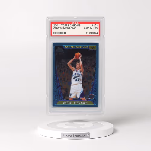 2001 Topps Chrome #161 Andrei Kirilenko (PSA 10 GEM MINT)