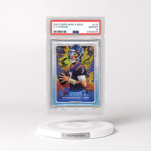 2023 Topps Now X Tyson Beck X C.J. Stroud #CJ2 C.J. Stroud (PSA 10 GEM MINT)