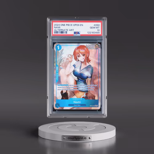 2024 One Piece OP09-Emperors in the New World #050 Nami - Alternate Art (PSA 10 GEM MINT)