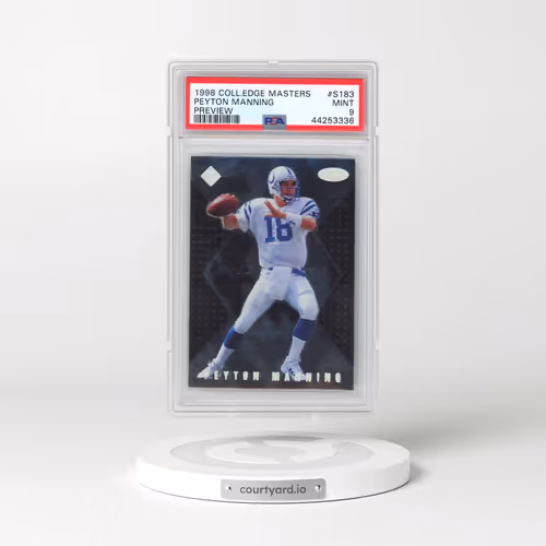 1998 Collector's Edge Masters Preview #S183 Peyton Manning (PSA 9 MINT)