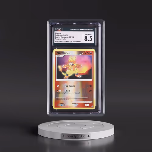 2007 Secret Wonders #93/132 Magmar - Reverse Holo (CGC 8.5 NM-MT+)