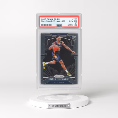 2019 Panini Prizm #263 Nickeil Alexander-Walker (PSA 10 GEM MINT)