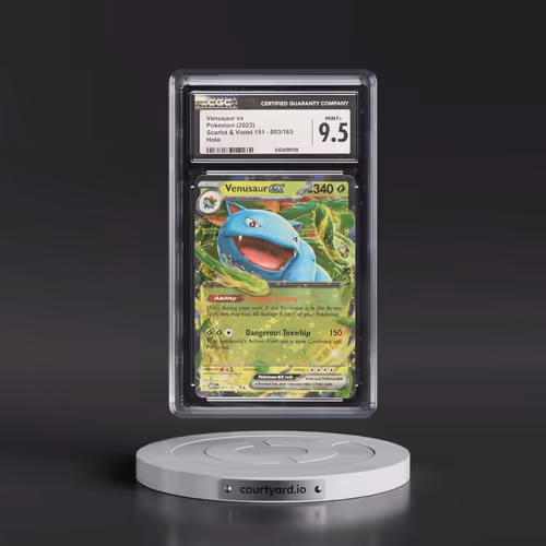 2023 Scarlet & Violet 151 - MEW EN #003/165 Venusaur ex - Holo (CGC 9.5 MINT+)