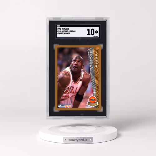 1992 Fleer #246 Michael Jordan - Award Winner (SGC 10 GEM MINT)