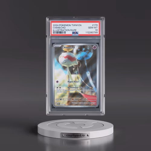 2024 Pokémon Twm EN-Twilight Masquerade #179 Chimecho - Illustration Rare (PSA 10 GEM MINT)