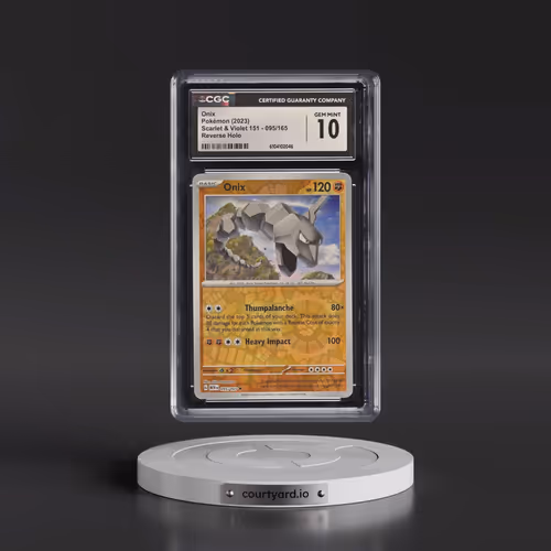 2023 Scarlet & Violet 151 - MEW EN #095/165 Onix - Reverse Holo (CGC 10 GEM MINT)