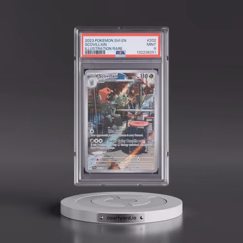 2023 Pokémon Svi EN-Scarlet & Violet #202 Scovillain - Illustration Rare (PSA 9 MINT)