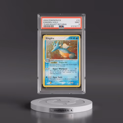 2004 Pokémon EX Team Rocket Returns #12 Kingdra - Holo (PSA 9 MINT)