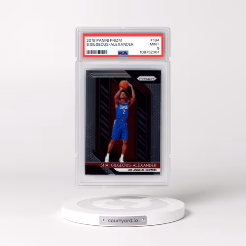 2018 Panini Prizm #184 Shai Gilgeous-Alexander (PSA 9 MINT)
