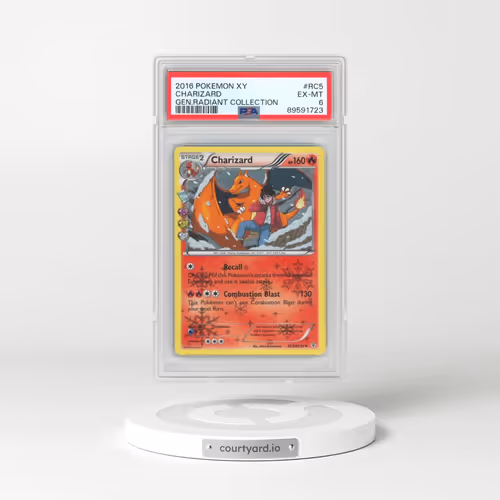2016 Pokémon XY Generations Radiant Collection #RC5 Charizard (PSA 6 EX-MT)