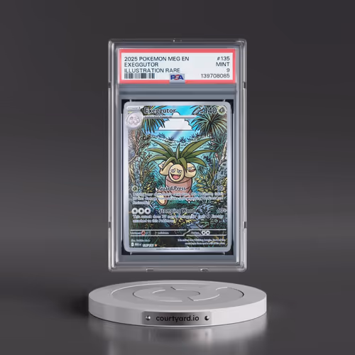 2025 Pokémon Meg EN-Mega Evolution #135 Exeggutor - Illustration Rare (PSA 9 MINT)
