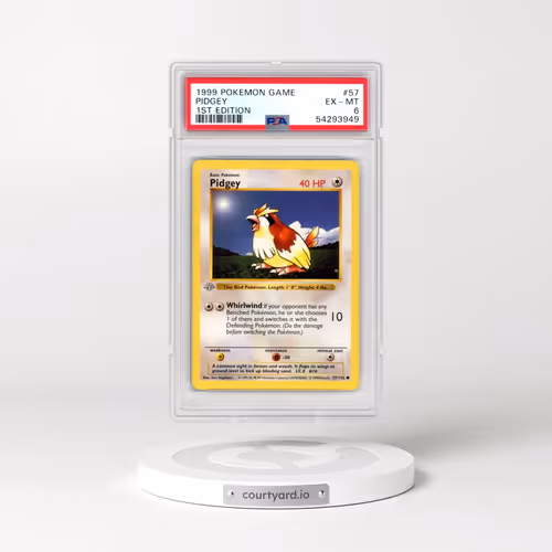 1999 Pokémon Game #57 Pidgey - 1st Edition (PSA 6 EX-MT)