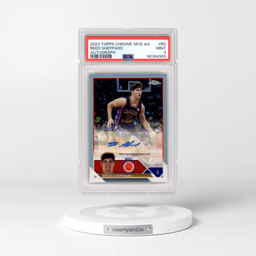 2023 Topps Chrome Mcdonald's All-American Autographs #RS Reed Sheppard (PSA 9 MINT)