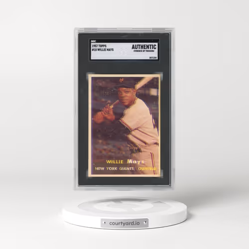 1957 Topps #10 Willie Mays (SGC AUTHENTIC)