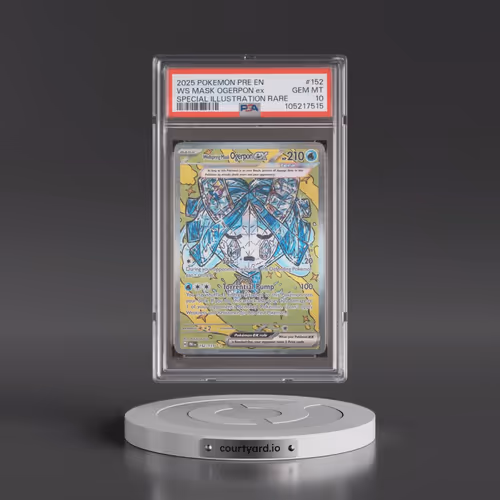 2025 Pokémon Pre EN-Prismatic Evolutions #152 Wellspring Mask Ogerpon EX - Holo Special Illustration