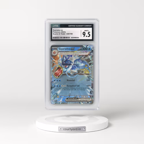 2023 Scarlet & Violet #045/198 Gyarados ex (CGC 9.5 MINT+)