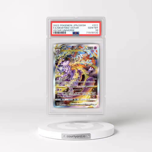 2022 Pokémon Sword & Shield Vstar Universe #221 Mewtwo Vstar - Full Art (PSA 10 GEM MINT)