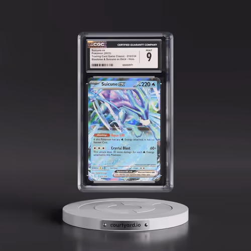 2023 Pokémon Clb-Trading Card Game Classic Blastoise & Suicune EX Deck #010 Suicune EX - Holo (CGC 9