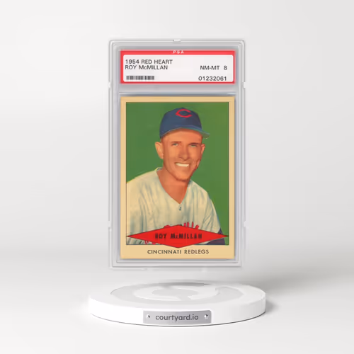 1954 Red Heart Roy McMillan (PSA 8 NM-MT)