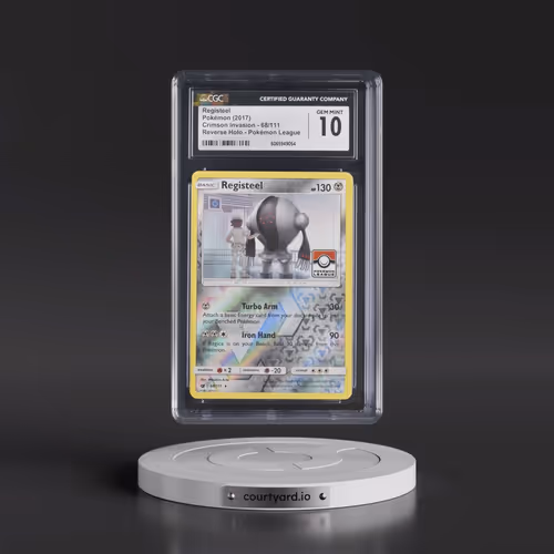 2017 Crimson Invasion #68/111 Registeel - Reverse Holo Pokémon League (CGC 10 GEM MINT)